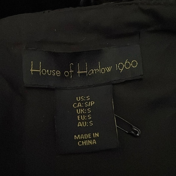 House of Harlow crushed velvet mini dress  size Small - Picture 4 of 6